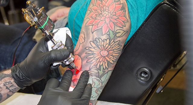 Tattoo shop draws in students