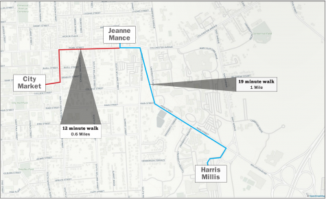 <p>Jeanne Mance students walk far to dinner</p>