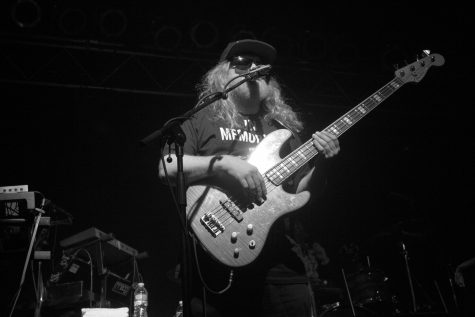 <strong> Erick “E.D.” Coomes, lead singer of the funk and jazz group Lettuce, plays Higher Ground Jan. 20. The band is currently on tour to pro- mote their new album, “Crush.” </strong>