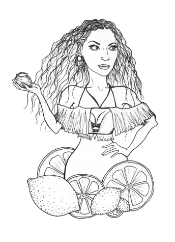 Beyonce serves lemonade