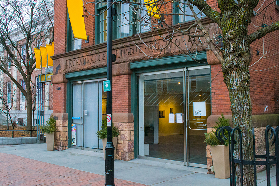 The Burlington City Arts Center on Church Street. The center will host a free reception to celebrate the opening of the winter exhibitions on Jan. 19 at 6 p.m.