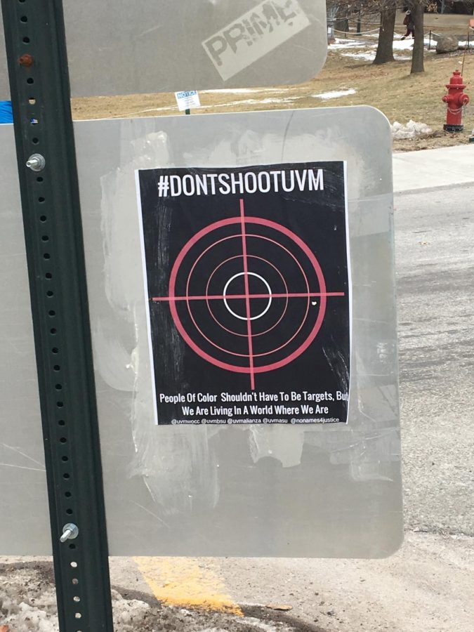 Anti-racist posters spread around campus