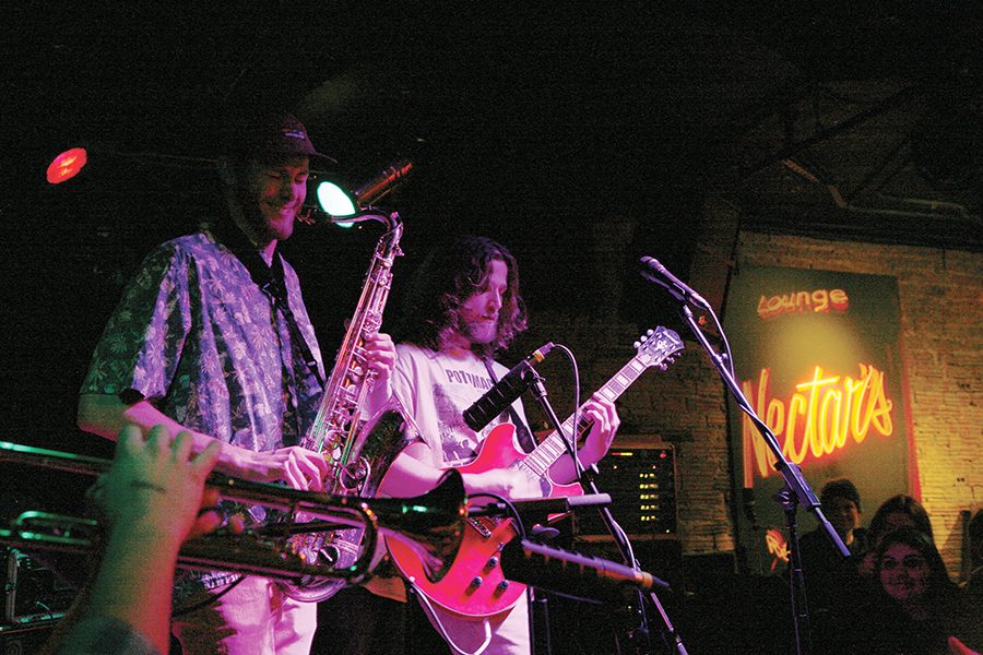 Winner of UVM Program Board’s Battle of the Bands, Adventure Dog performed March 24 at Nectars on Main Street. The band will open for Playboy Carti at this year’s SpringFest April 28.