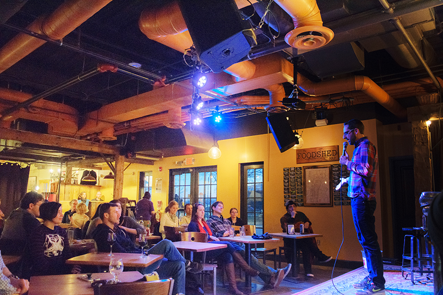 Nathan Hartswick, comedian and Vermont Comedy Club founder, performs March 26 at Comedy and Crepes, a weekly stand-up comedy series which meets Mondays at The Skinny Pancake.