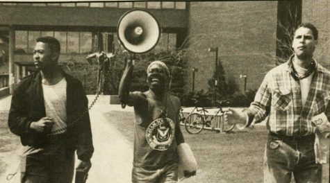 UVM students protesting 1988