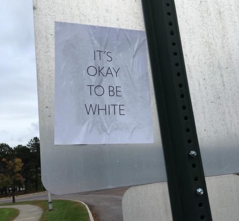 “It’s okay to be white” posters return to campus