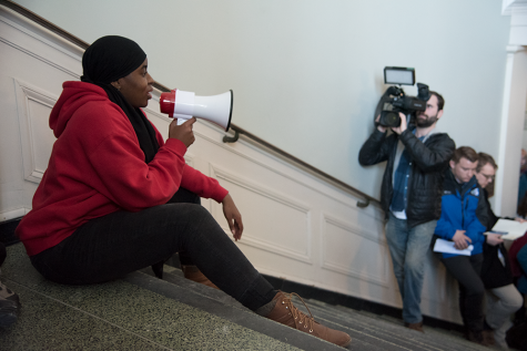 Student protestors host rally on anniversary of Waterman building takeover