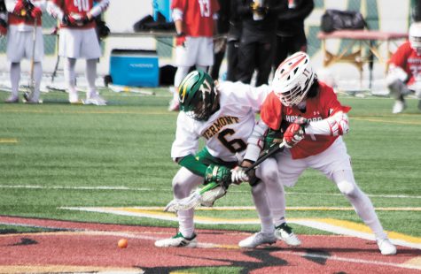 Men's lacrosse game against Hartford