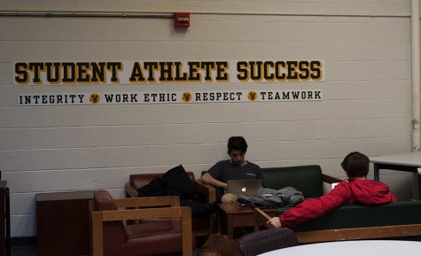 Athletes study room