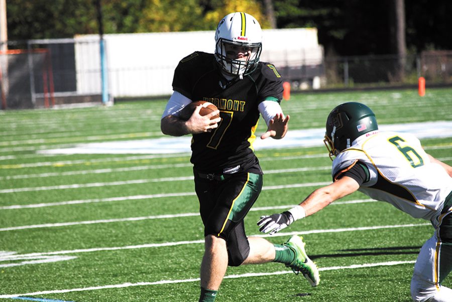 club football player in playoffs