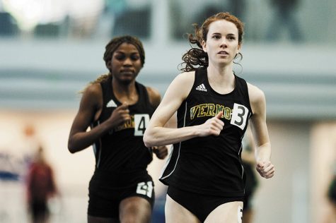 Trumble running at a meet