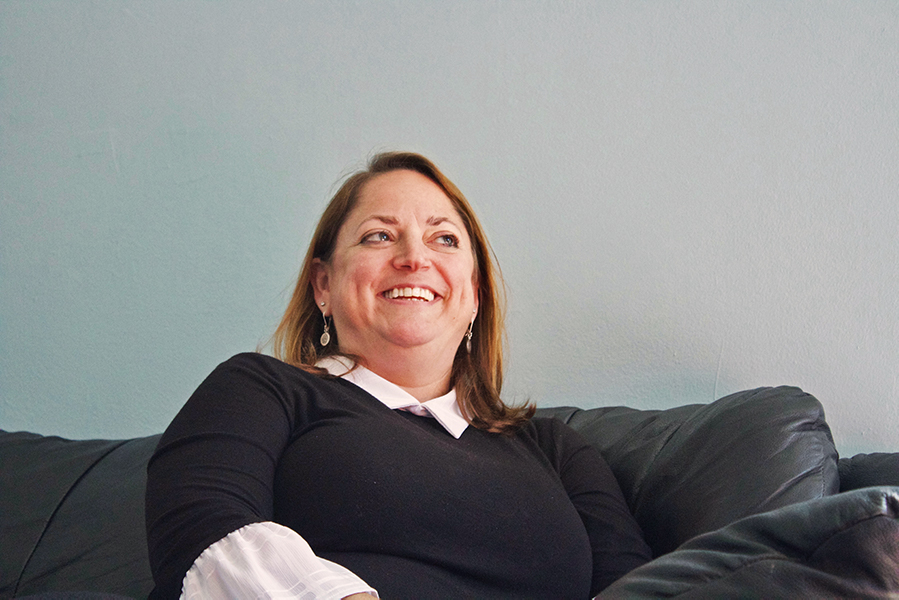  New director of Counseling and Psychiatry Services, Carrie Fleider sits in her office on South Williams Street Sept. 19. By hiring Flieder as director of CAPS, the Center for Health and Wellbeing rounds out a time of transition.
