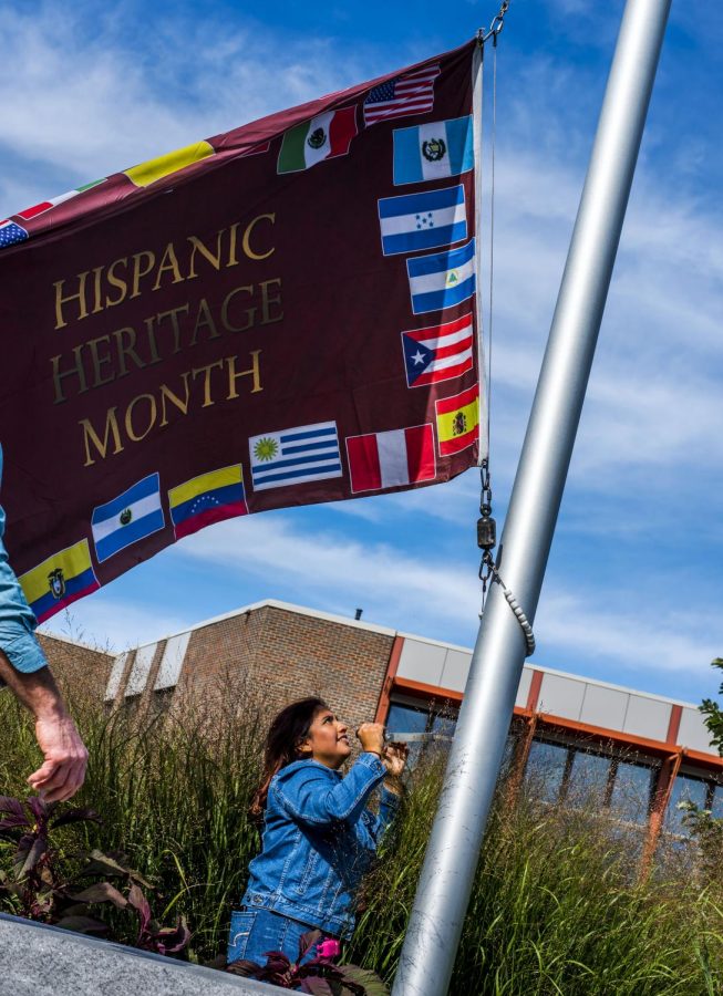 Alianza Latinx kicks off Hispanic Heritage Month with flag raising ceremony