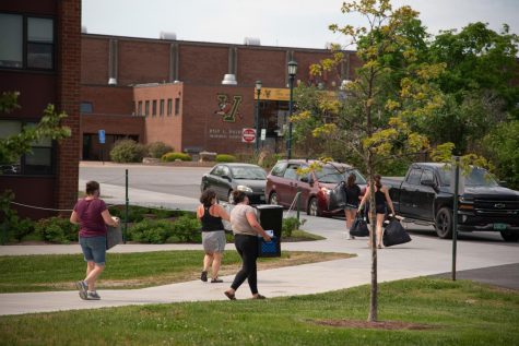 In-state students begin moving out of Harris-Millis residential hall May 29.