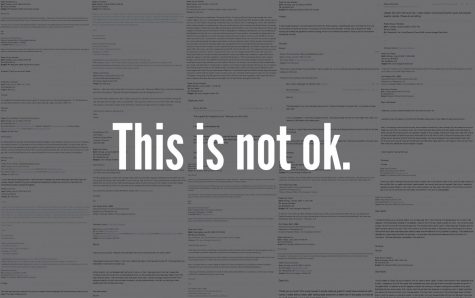 A collage of 30 emails that were exchanged between a UVM student and the University of Vermont during the student's attempt to make their living situation better.