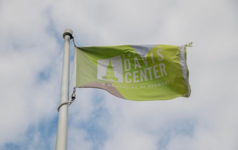 The Davis Center Flag stands in place of the Black Lives Matter flag Aug. 17.