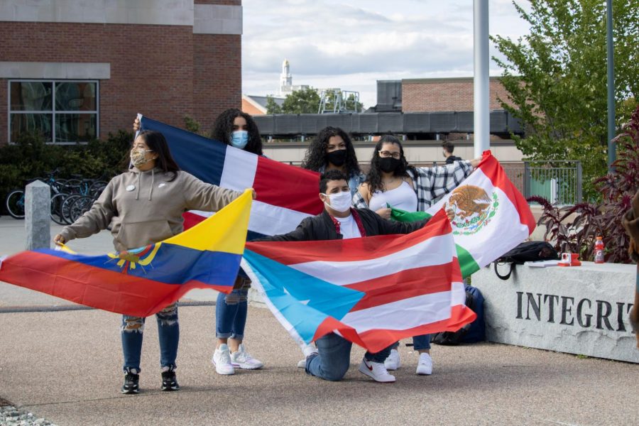 Alianza Latinx raises Hispanic Heritage Month Flag