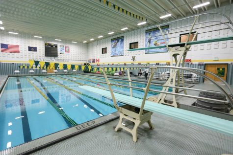 The UVM club swimming pool lays empty and still in the Patrick Gym, Sept. 17.