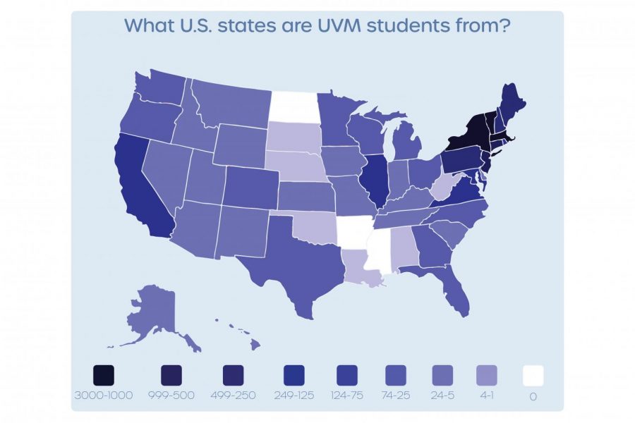  Data sourced from the University of Vermont’s student geographic origin records.