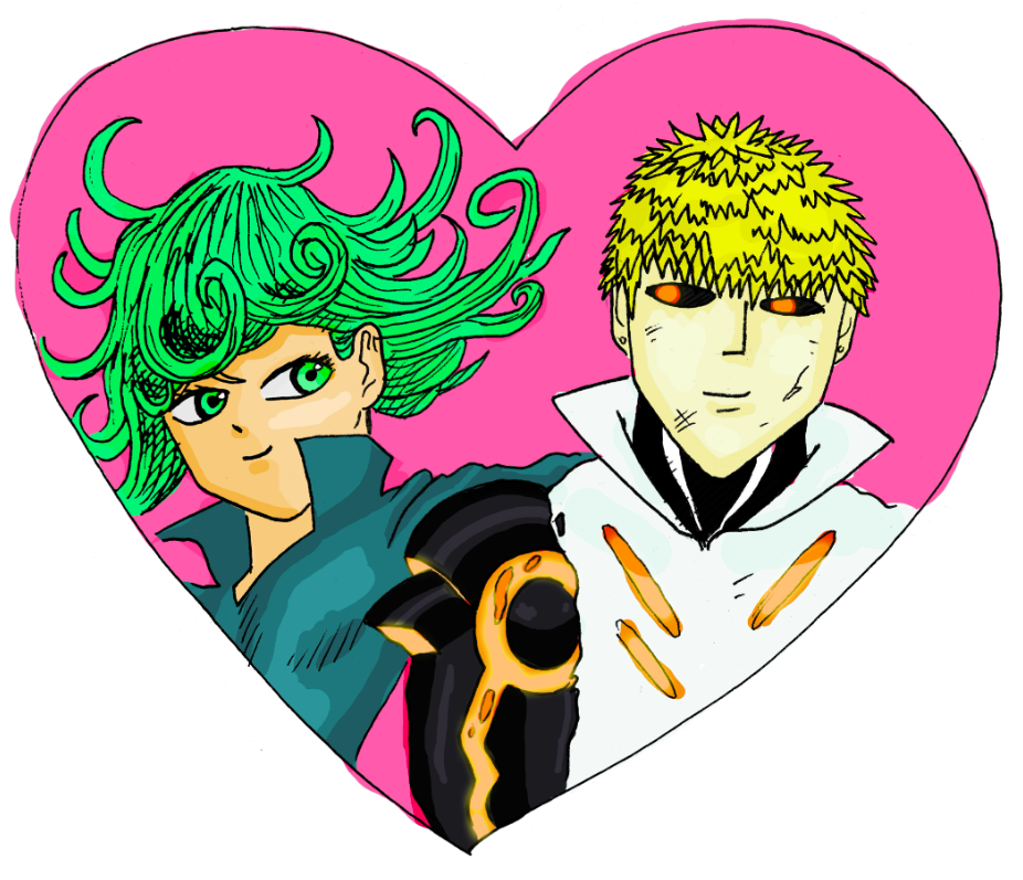 Genos and Tatsumaki. Генос x тацумаки. Татсумаки и Сайтама. Генос и тацумаки арт.