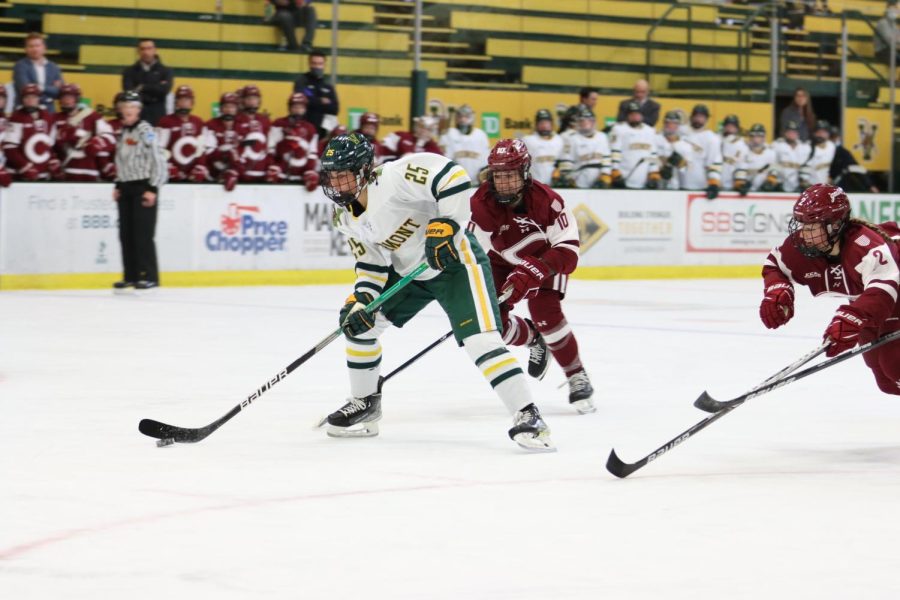 UVM women's hockey played Colgate this weekend Oct. 9 and 10.