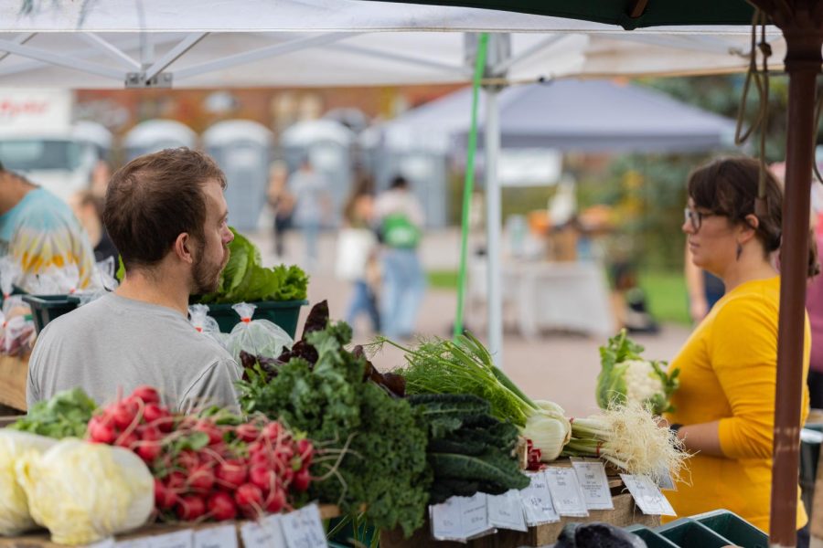 The Burlington Farmer’s Market occurs every Saturday 9 a.m. to 2 p.m. from early May until the end of October.
