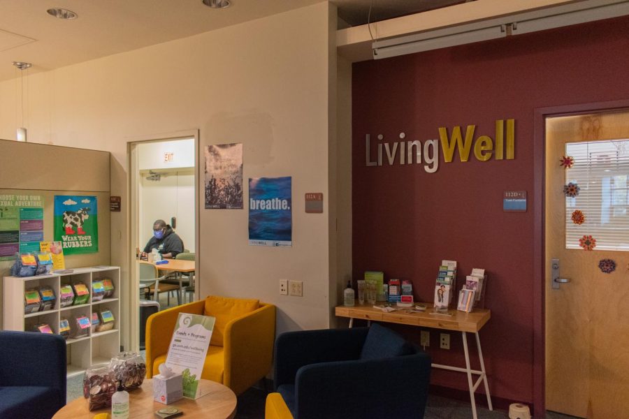 The Living Well office is located on the first floor of the Davis Center.