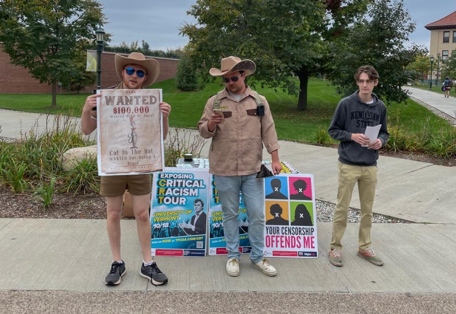 The Turning Point club tabled outside the Davis Center Oct. 5 and Oct. 14.