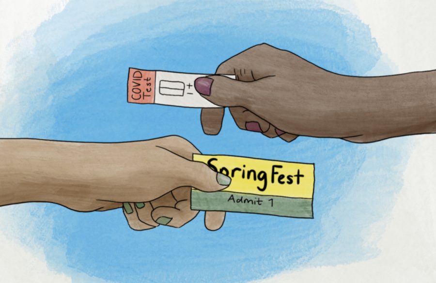 Get tested for COVID-19 after SpringFest