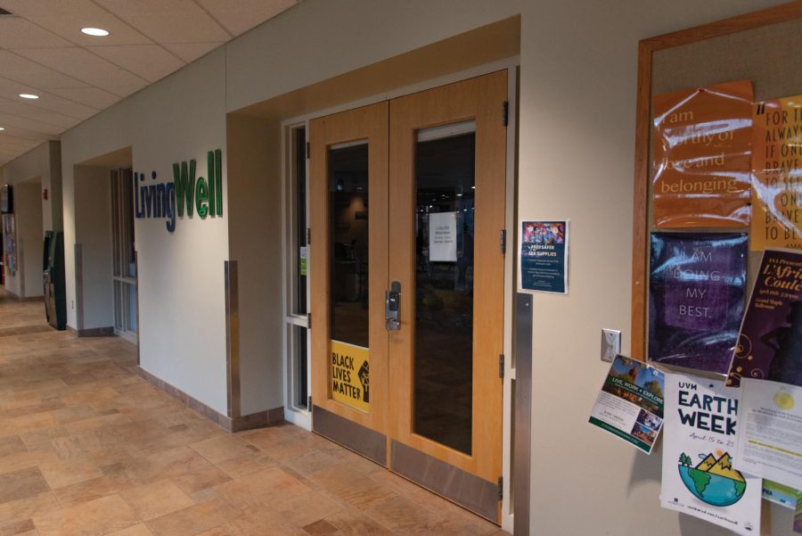 The Living Well office April 17. Living Well and the Catamount Recovery Program serve as resources under the Center of Health and Wellbeing at UVM. 
