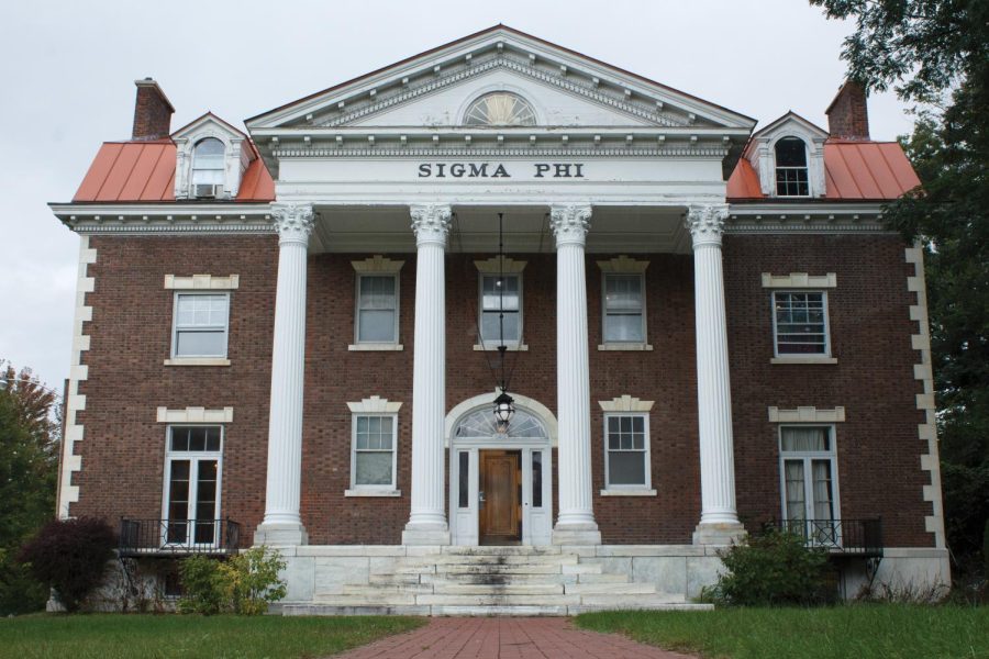 The Sigma Phi fraternity house, located at 420 College St Sept. 26. Murillo was a member of the fraternity.