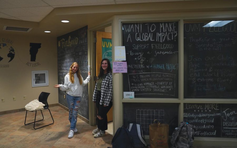 Officers junior Kelsey Rodowicz and senior Lauren Snow showing offFeelGood’s deli space. The deli is open Wednesdays through Fridays from 11 p.m. to 2 p.m. 