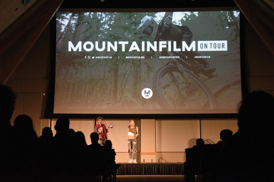 UVM+Outdoor+Programs+hosted+Mountainfilm+on+Tour+in+the+Grand+Maple+Ballroom+Nov.+4.+The+event+helped+promote+many+of+UVM%E2%80%99s+outdoor-oriented+clubs+and+spread+awareness+about+the+environment.+
