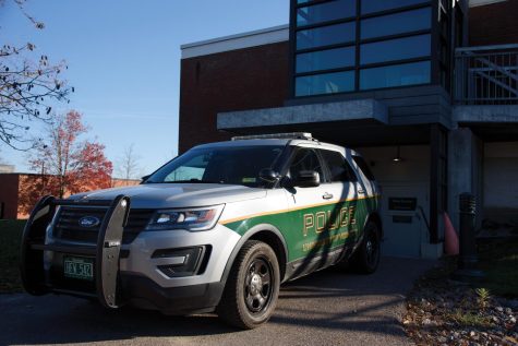 The UVM Police Department at 284 East Ave. Nov. 3. The University has implemented tools, such as the LiveSafe app, Blue Light units and the CatAlert system, for students to stay safe on campus. 