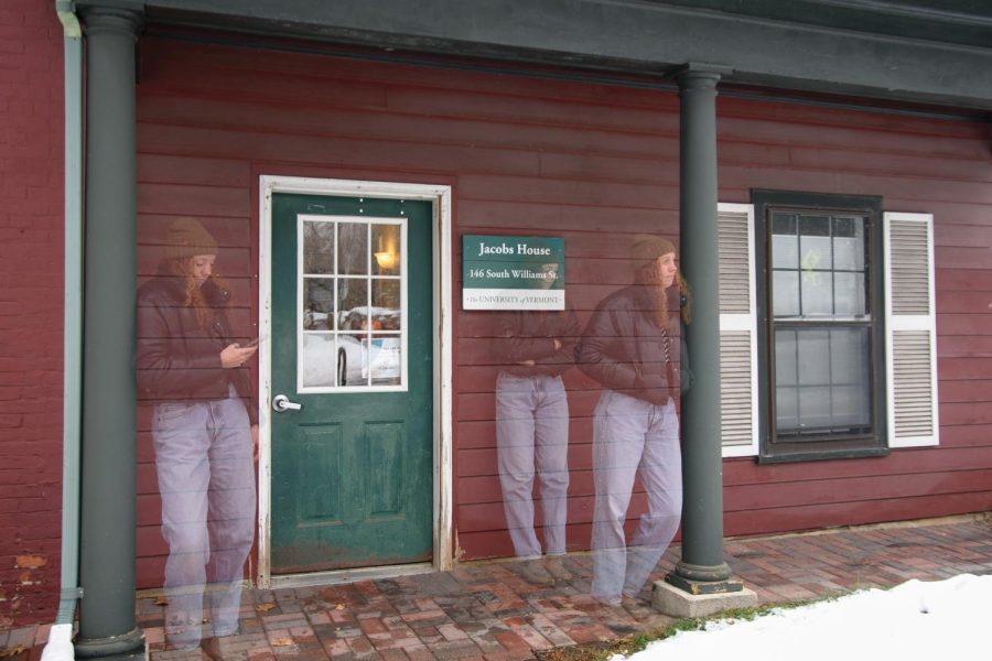 Photo Illustration: A student waiting outside the Counseling and Psychiatry Services office at 146 South Williams St. Nov. 16. In spring 2020, CAPS implemented a triage system, but some students feel neglected by the service.  