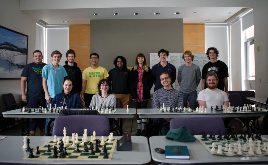 The+UVM+Chess+Club+during+their+meeting+Jan.+22.+The+team+placed+sixth+in+the+2023+Pan-American+Intercollegiate+Team+Chess+Championship.