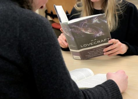 Photo Illustration: Burlington has an HP Lovecraft book club that meets every Wednesday in Fletcher Library. 