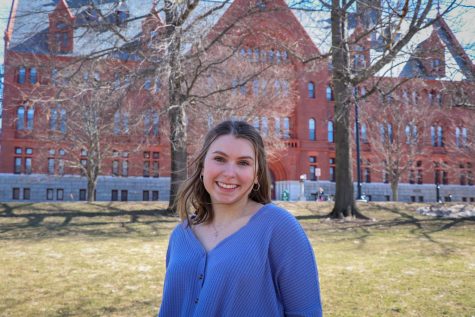 Through her college experience, senior Zoe Dumais learned to reorder her priorities and interests and is coming to graduation with a strong sense of self sufficiency. 