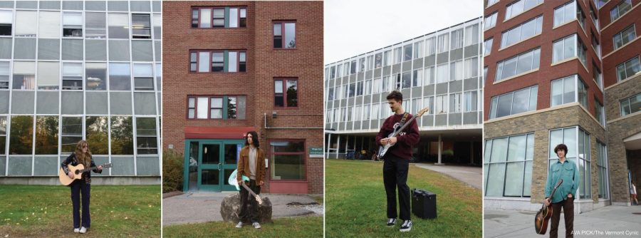 First-year and new photographer Ava Pick set up these themed shots of a profile on the band Cows on the Moon. A collage can be an engaging way to present photos for an article.