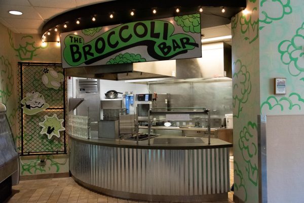 Broccoli Bar provides vegan options for students on campus.