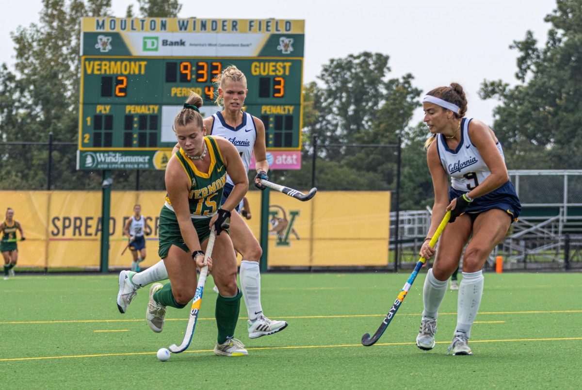University of Vermont Womens FIeld Hockey loses to University of New Hampshire 2-1 on Moulton Winder Field Sept. 22.