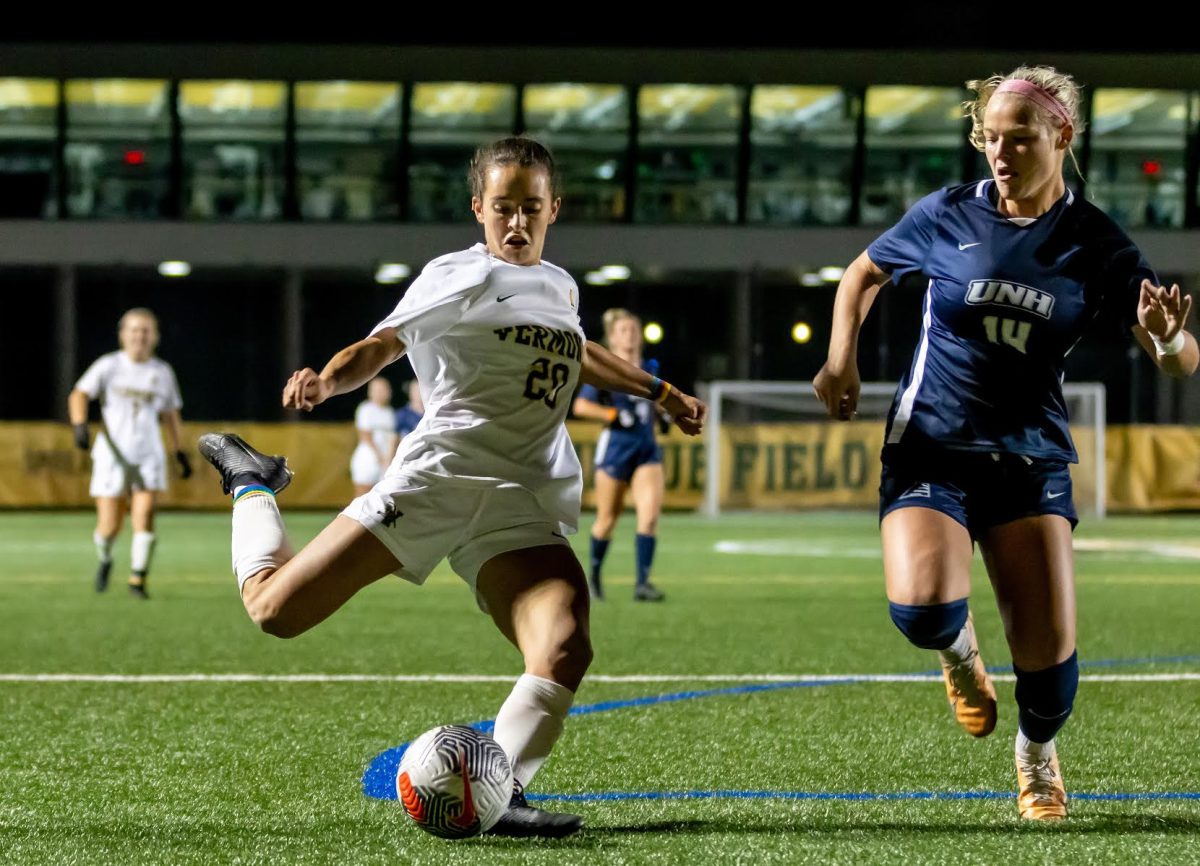 UVM Women’s Soccer ties 1-1 against University of New Hampshire on Virtue Field Oct. 12