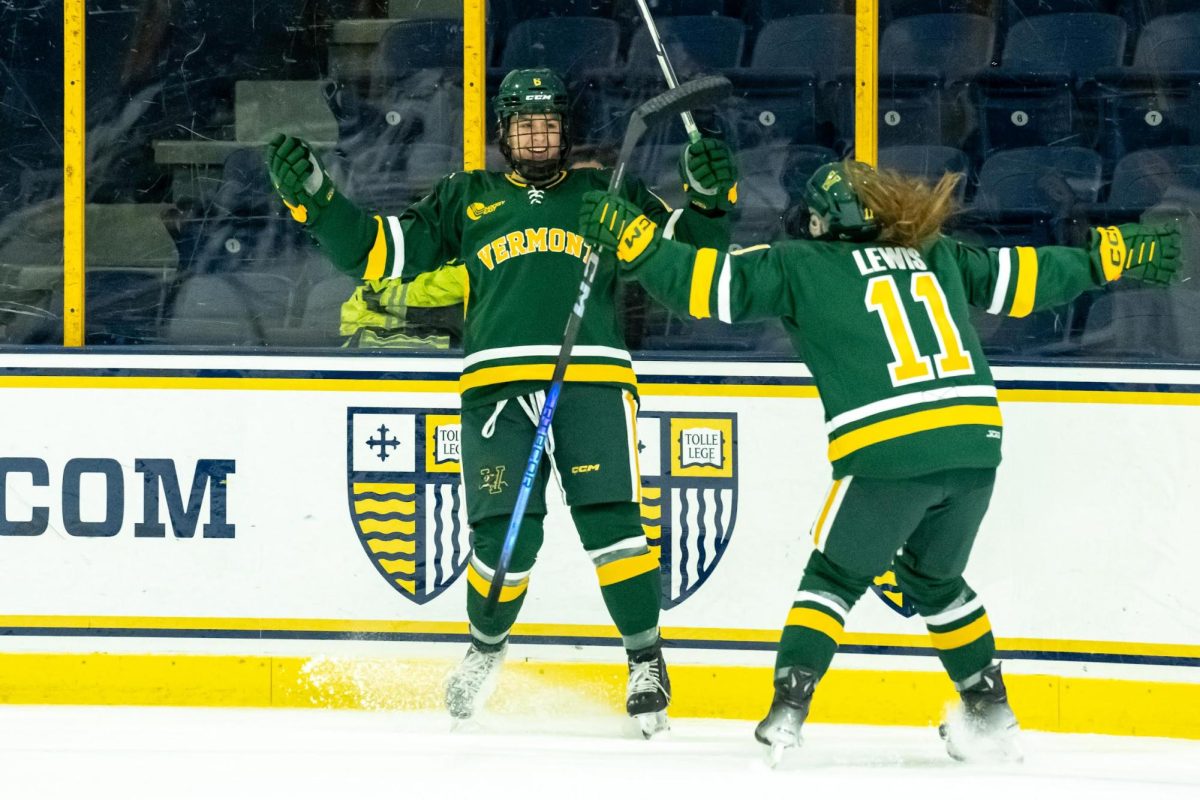 UVM women’s ice hockey wins 4-2 against Merrimack College on Oct. 21