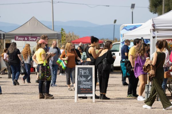 People attend the Burlington Farmers Market weekly to purchase local food, art and produce.