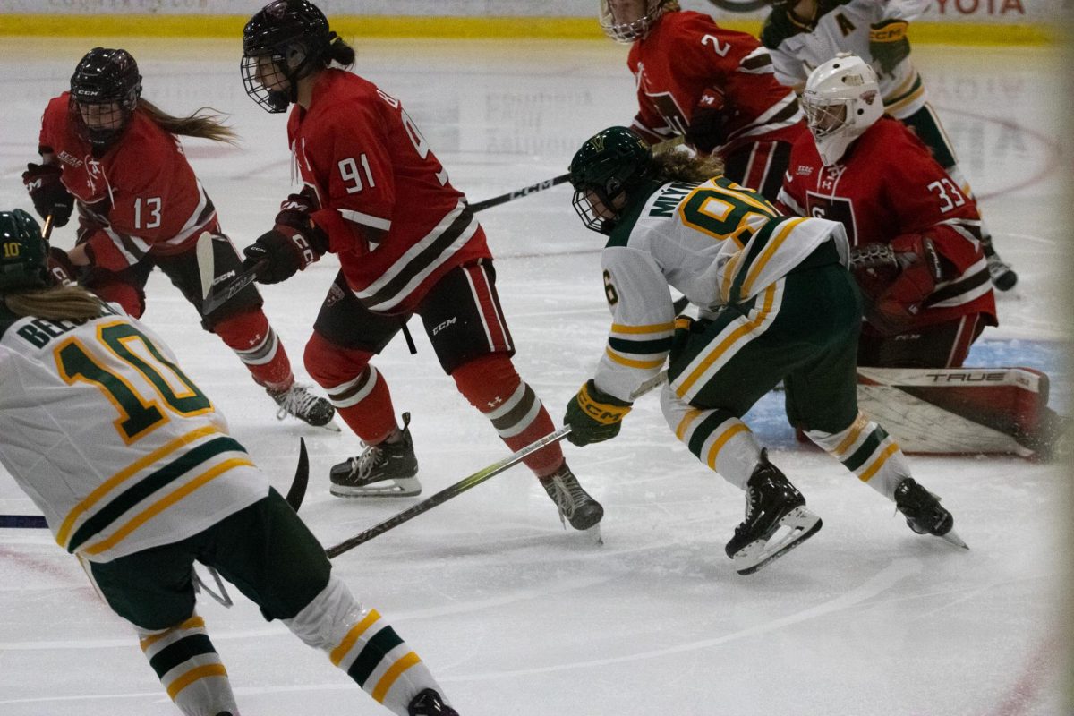 UVM women’s ice hockey wins 6-2 against St. Lawrence on Oct. 13