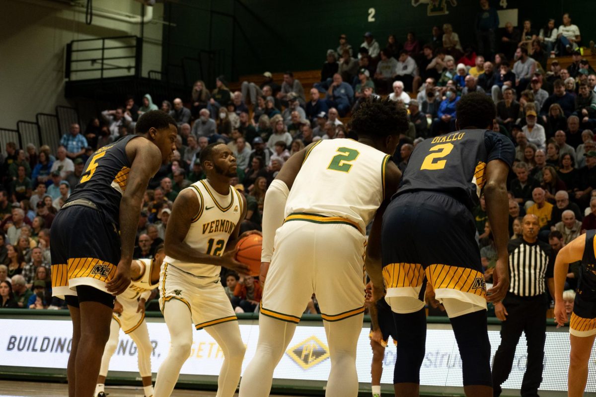 UVM men’s basketball wins 67-55 against Merrimack College on Nov. 6.