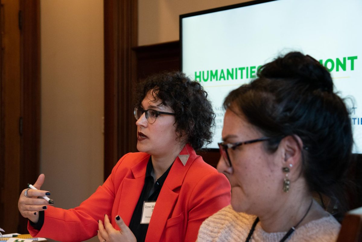 College Faculty from across the state of Vermont gathered at a humanities roundtable at the UVM Alumni House Feb. 6