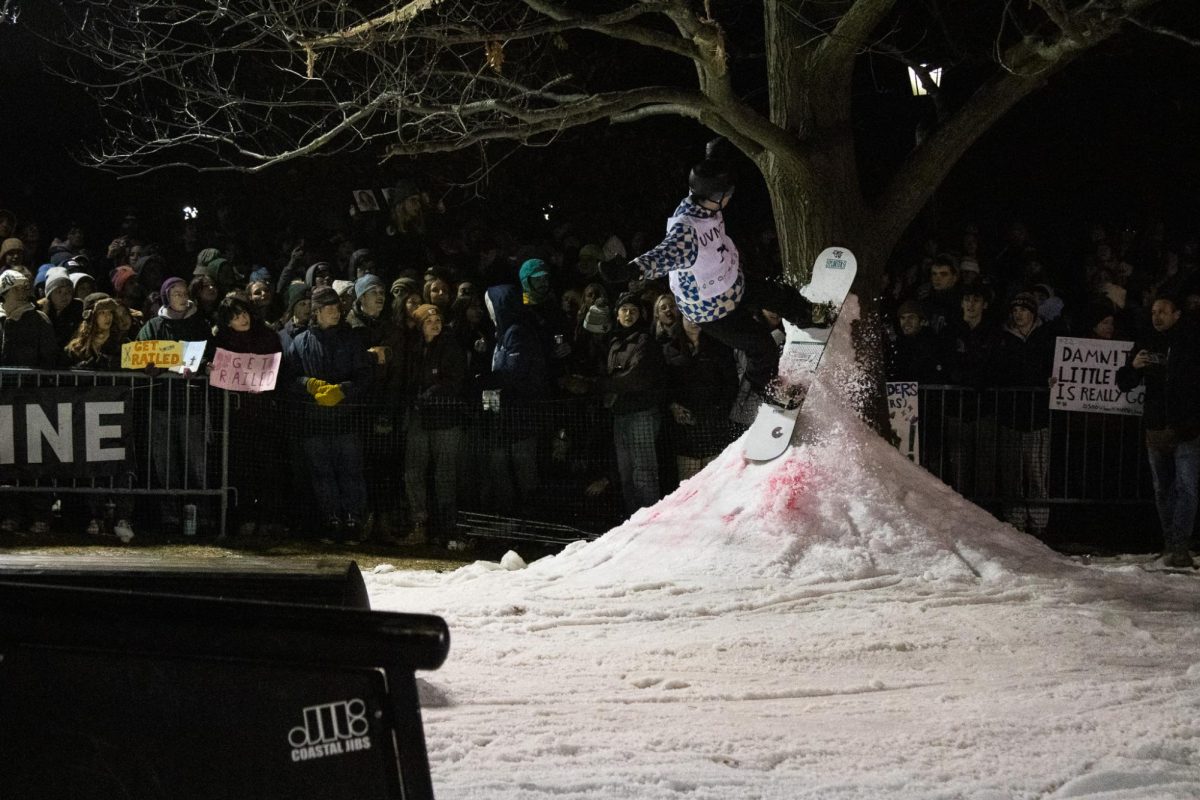 Skiers and snowboarders compete in Rail Jam Pipe Dreams Feb. 2
