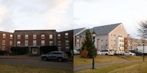 Photo illustration: UVM is implementing a three-tier dorm rate system beginning fall 2024.
