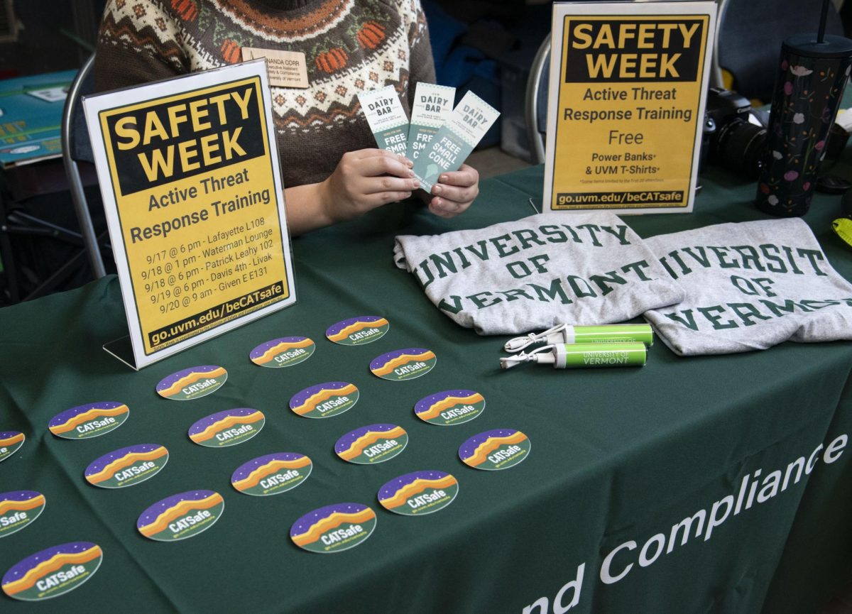 UVM provides a free ice cream cone to students with the CatSafe app Sep. 18.